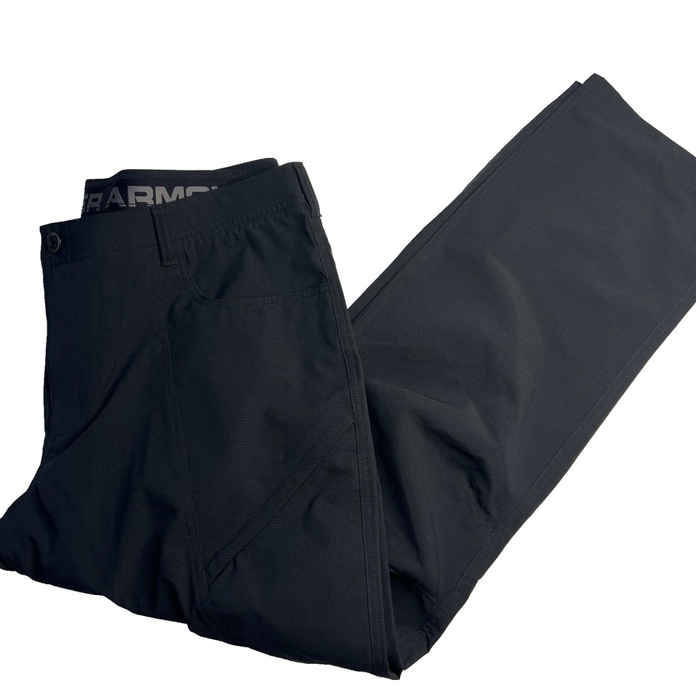 Under Armour Men's Golf Chino Black Pants‎ Performance 40x31 Outdoor